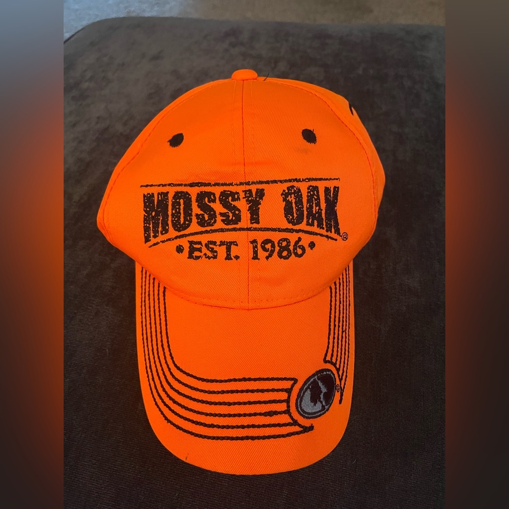 Mossy Oak Est. 1986 Orange Hunting Hat